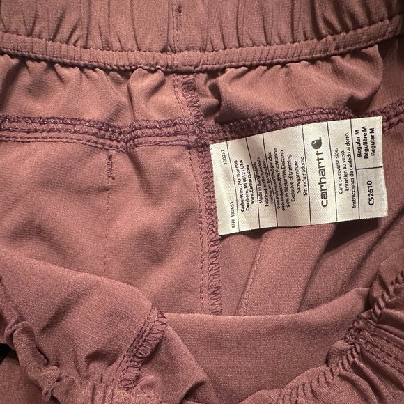 Medium Carhartt Amethyst Scrub Top & Scrub Pants - Picture 3 of 4